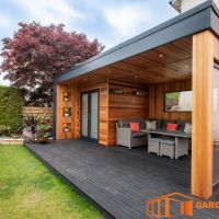 garden room with canopy in linlithgow